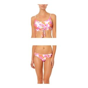 No Boundaries tie dye bikini set bot- L top -M
